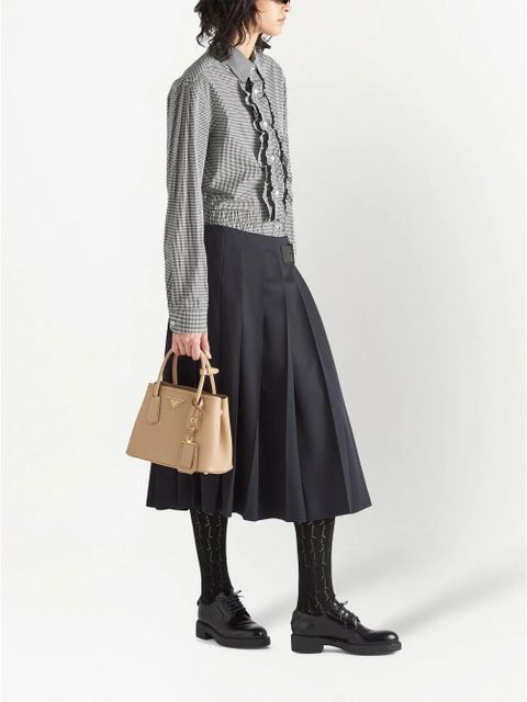 Prada Double Saffiano leather tote bag - Neutrals