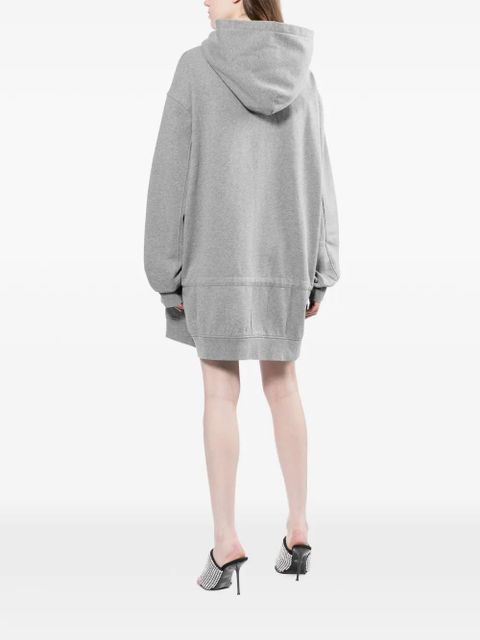 Alexander Wang dropped-waist hooded dress - Grey