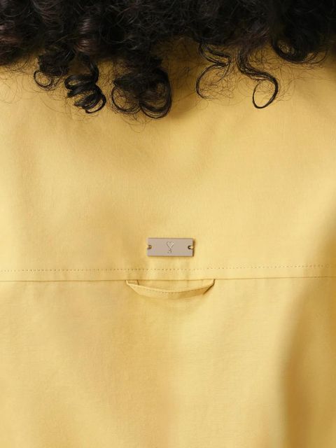 AMI Paris long-sleeve pocket shirt - Yellow