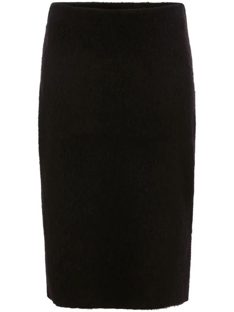 JW Anderson wool-blend midi pencil skirt - Black - zdjęcie produktu nr 1