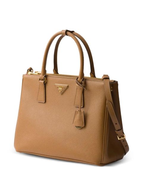 Prada small Galleria leather tote bag - Brown