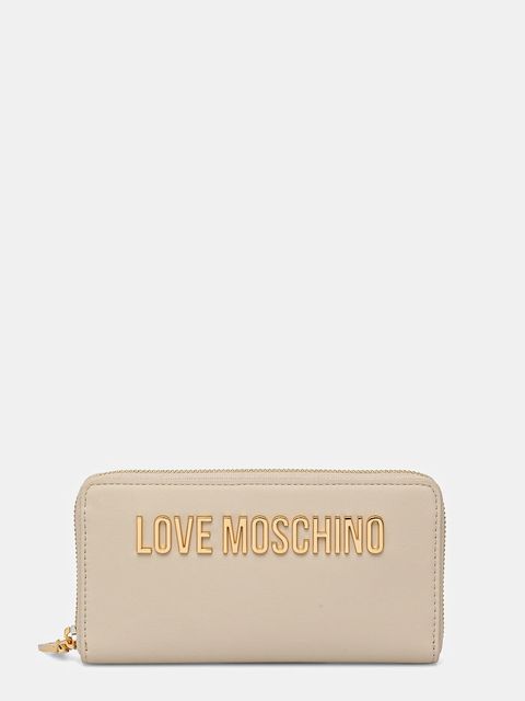 Love Moschino portfel damski kolor beżowy JC5611PP1 - zdjęcie produktu nr 1