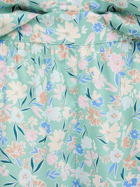 United Colors of Benetton piżama damska kolor turkusowy 4W313P00U