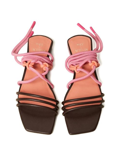 TWINSET x Myfo tie-fastening sandals - Orange - zdjęcie produktu nr 2