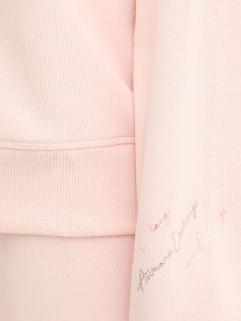 Armani Exchange bluza damska kolor różowy z aplikacją XW000156 AF11852