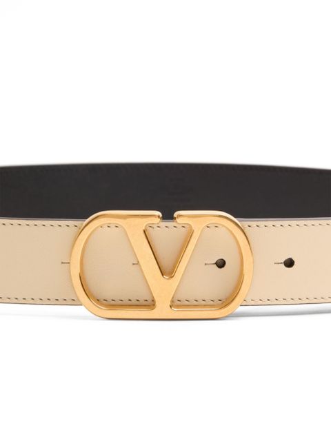 Valentino Garavani 30mm VLogo Signature belt - Neutrals