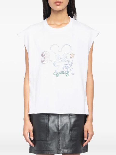 Zadig&Voltaire Cloe cotton tank top - White