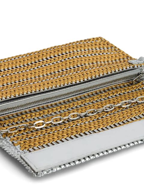 Zadig&Voltaire medium Rock Eternal clutch bag - Silver