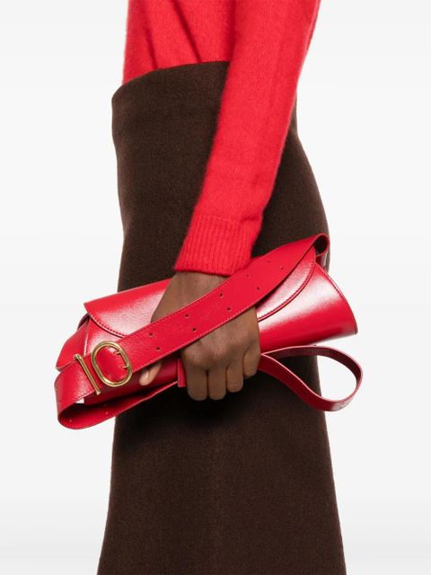 Jil Sander A-line midi skirt - Brown