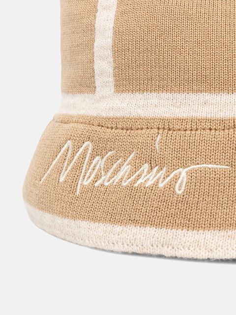 Moschino kapelusz z wełną kolor beżowy M3353 65460 - zdjęcie produktu nr 2