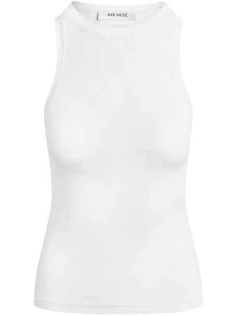 Aya Muse cotton tank top - White - zdjęcie produktu nr 1