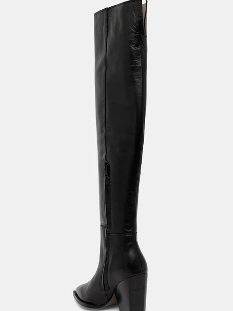 AllSaints kozaki skórzane Reina Zip Boot