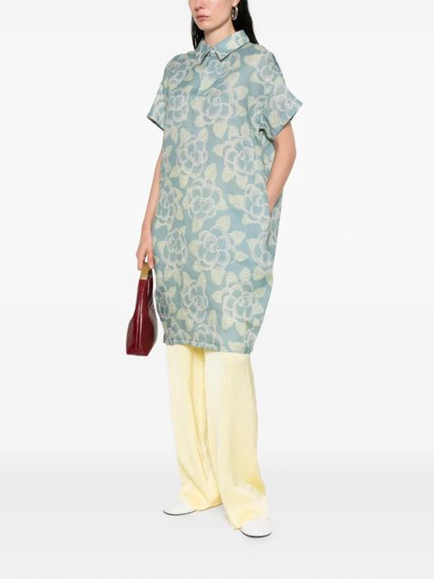 Marni floral collar dress - Blue - zdjęcie produktu nr 2