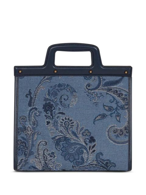 ETRO medium Love Trotter denim tote bag - Blue