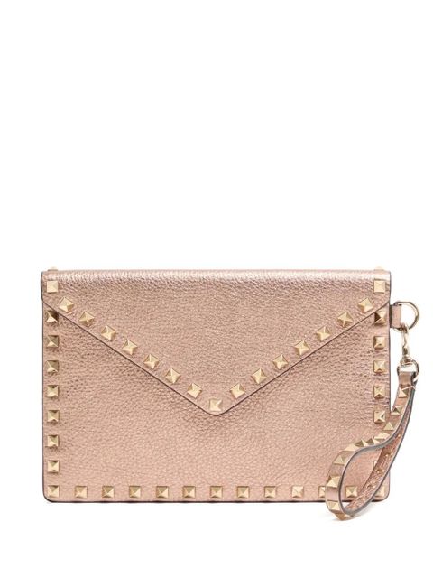 Valentino Garavani Rockstud clutch bag - Pink - zdjęcie produktu nr 2
