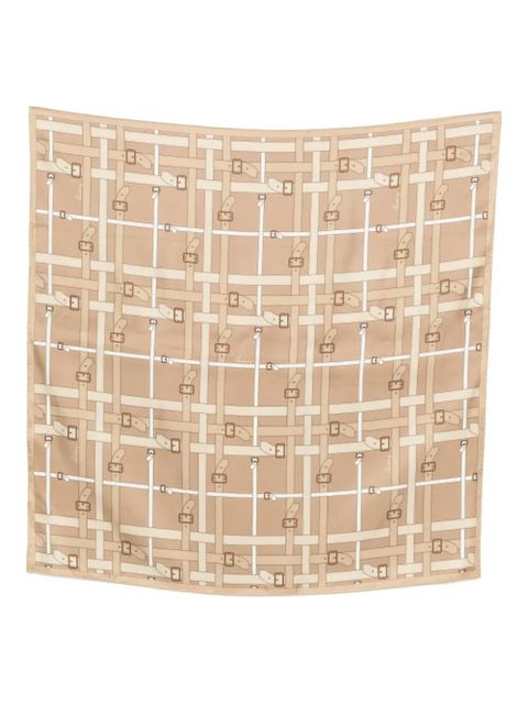 Burberry buckle-print scarf - Neutrals - zdjęcie produktu nr 1