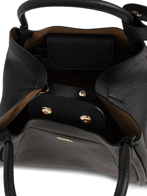 Max Mara Marines leather tote bag - Black