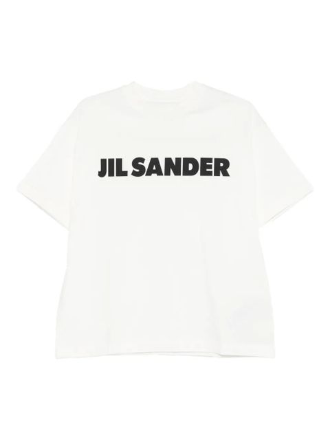 Jil Sander logo crew-neck T-shirt - White - zdjęcie produktu nr 1