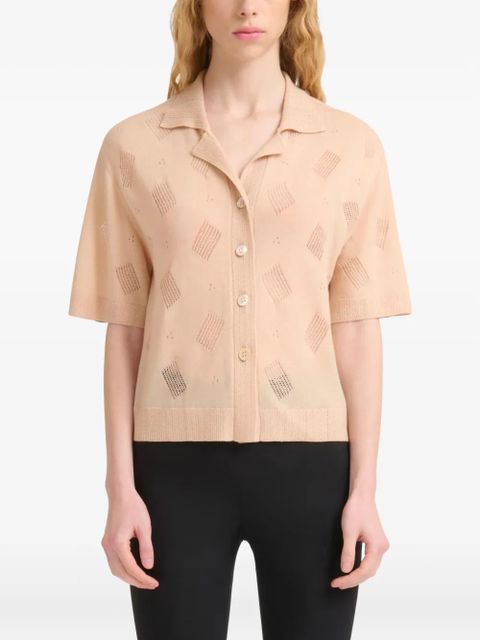 Marni wool-silk shirt - Neutrals