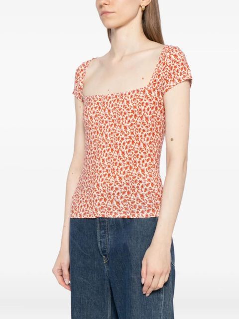 Reformation Bardot top - Orange - zdjęcie produktu nr 2
