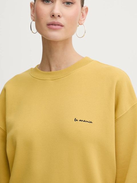 La Mania bluza KIANA damska kolor żółty gładka KIANA