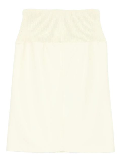 Jil Sander ribbed midi skirt - Yellow - zdjęcie produktu nr 2