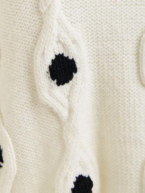 Essentiel Antwerp Ixel cable-knit sweater - White
