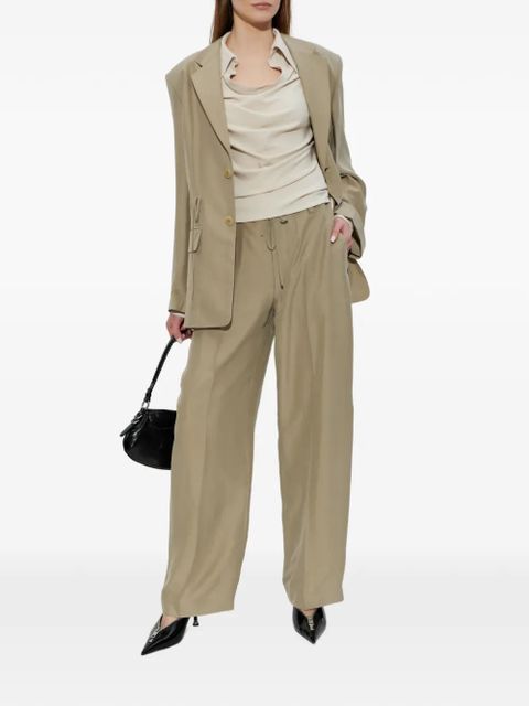 Alexander Wang draped long-sleeve top - Neutrals - zdjęcie produktu nr 2