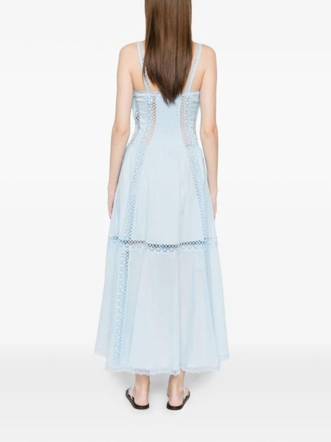 Charo Ruiz Ibiza lace trim dress - Blue