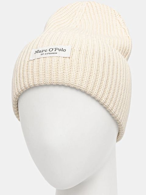 Marc O'Polo czapka kolor beżowy 600605901141