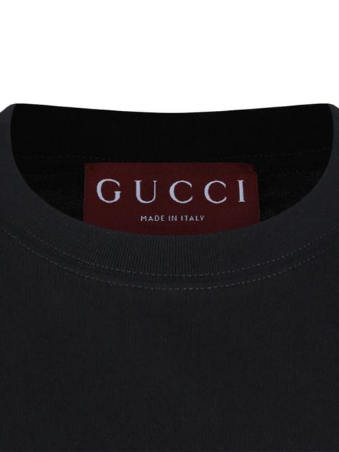Gucci logo-detail T-shirt - Black