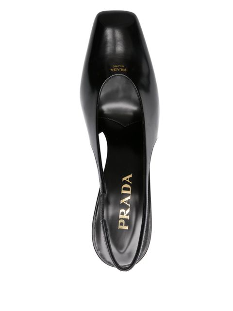 Prada 85mm patent leather pumps - Black