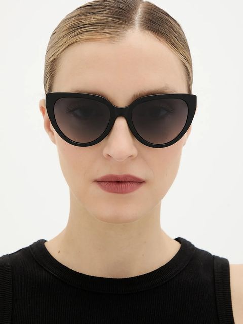 Love Moschino okulary przeciwsłoneczne damskie kolor czarny MOL095/S