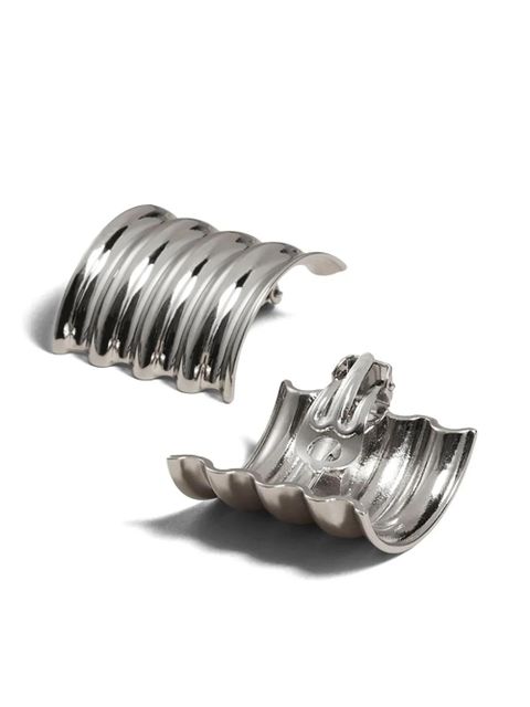 KHAITE small Julius earrings - Silver - zdjęcie produktu nr 2