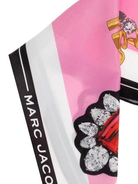 Marc Jacobs jewel-print scarf - Pink
