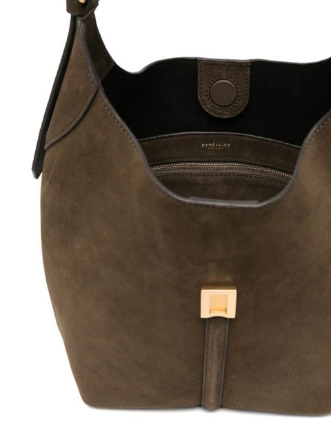 DeMellier Siena suede bucket bag - Brown