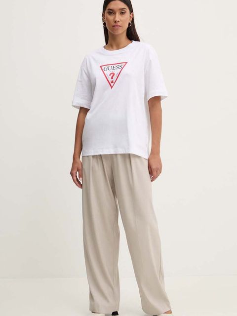 Guess Jeans t-shirt bawełniany - zdjęcie produktu nr 1