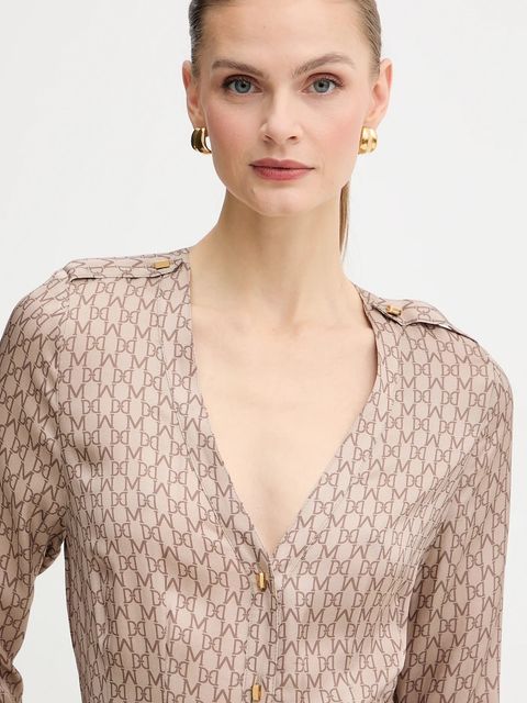 Marciano by Guess sukienka BRITNEY kolor beżowy mini rozkloszowana 5BGK54 7298A - zdjęcie produktu nr 2