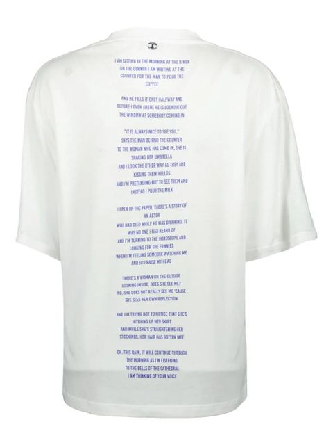 Rabanne graphic-print T-shirt - White - zdjęcie produktu nr 2