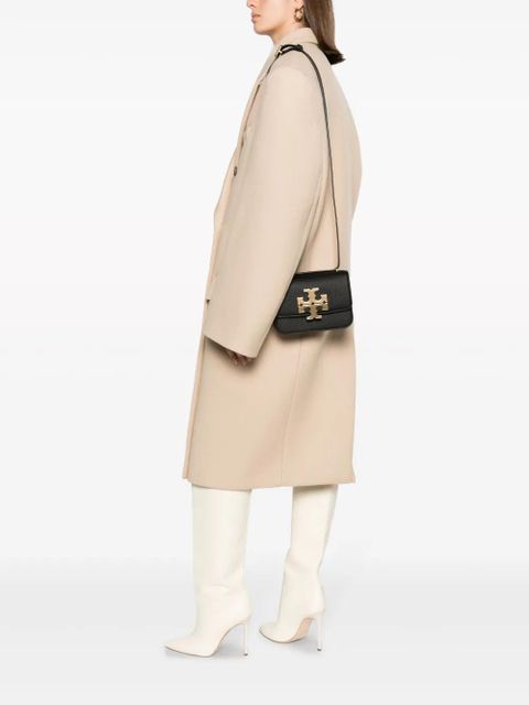 Tory Burch logo-plaque leather crossbody bag - Black - zdjęcie produktu nr 2
