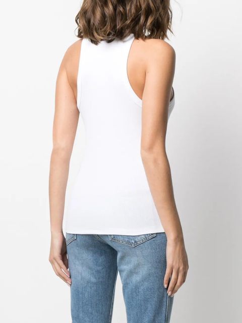 ANINE BING Eva organic cotton tank top - White