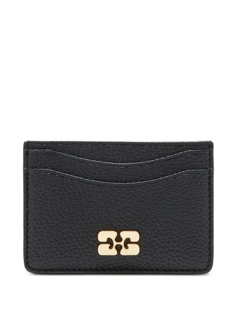 GANNI Bou logo card holder - Black - zdjęcie produktu nr 1