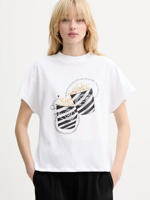 Guess t-shirt bawełniany - zdjęcie produktu nr 1