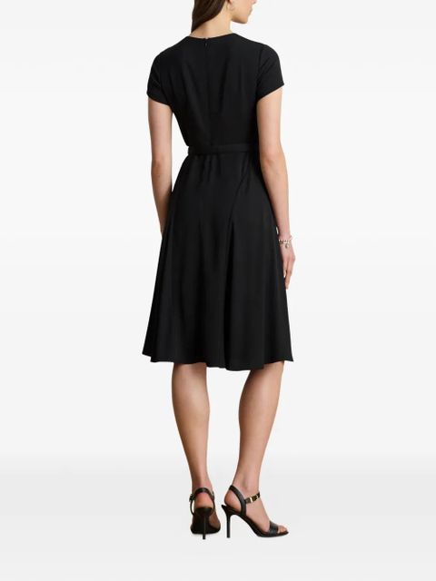 Lauren Ralph Lauren keyhole-detail midi dress - Black