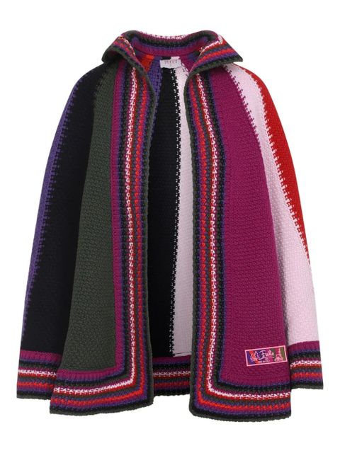 PUCCI wool striped cape - Pink - zdjęcie produktu nr 1