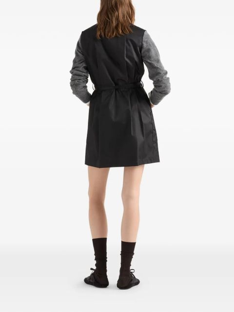 Prada shirt-style pocket mini dress - Black - zdjęcie produktu nr 2