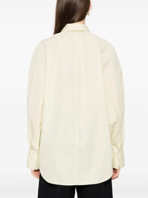 TOTEME raglan-sleeves shirt - Yellow