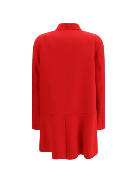Valentino Garavani button solid coat - Red - zdjęcie produktu nr 2