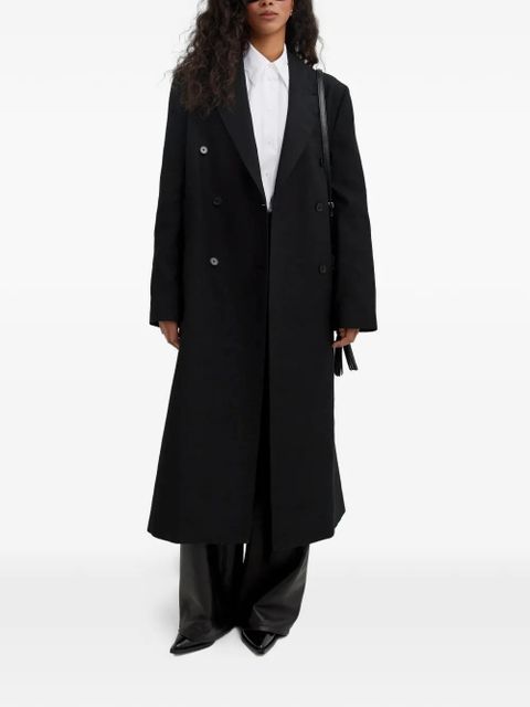LouLou de Saison Temo lapel double-breasted coat - Black - zdjęcie produktu nr 2