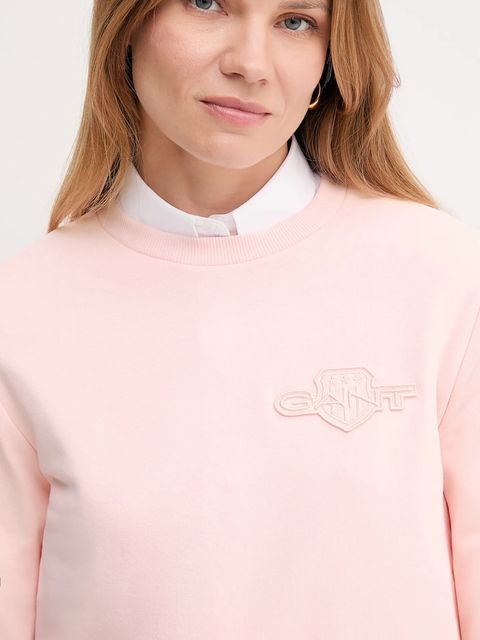 Gant bluza damska kolor różowy gładka 4202586